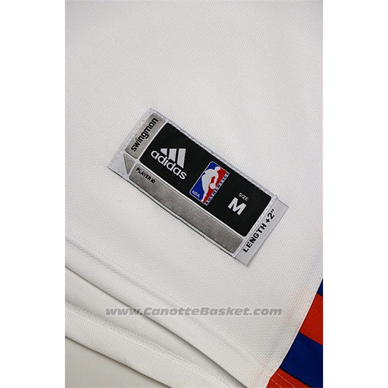 Maglia New York Knicks Kristaps Porzingis #6 Retro Bianco